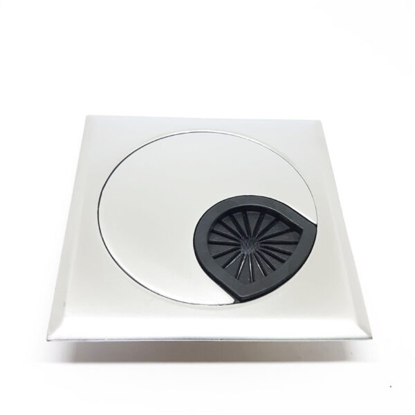 PASACABLE CUADRADO SATINADO 60MM 6706